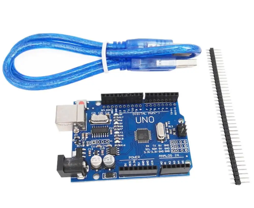 Классная версия R3 ATMEGA328P разработка DIP ATMEGA16U2 модуль USB кабель сменная плата синий