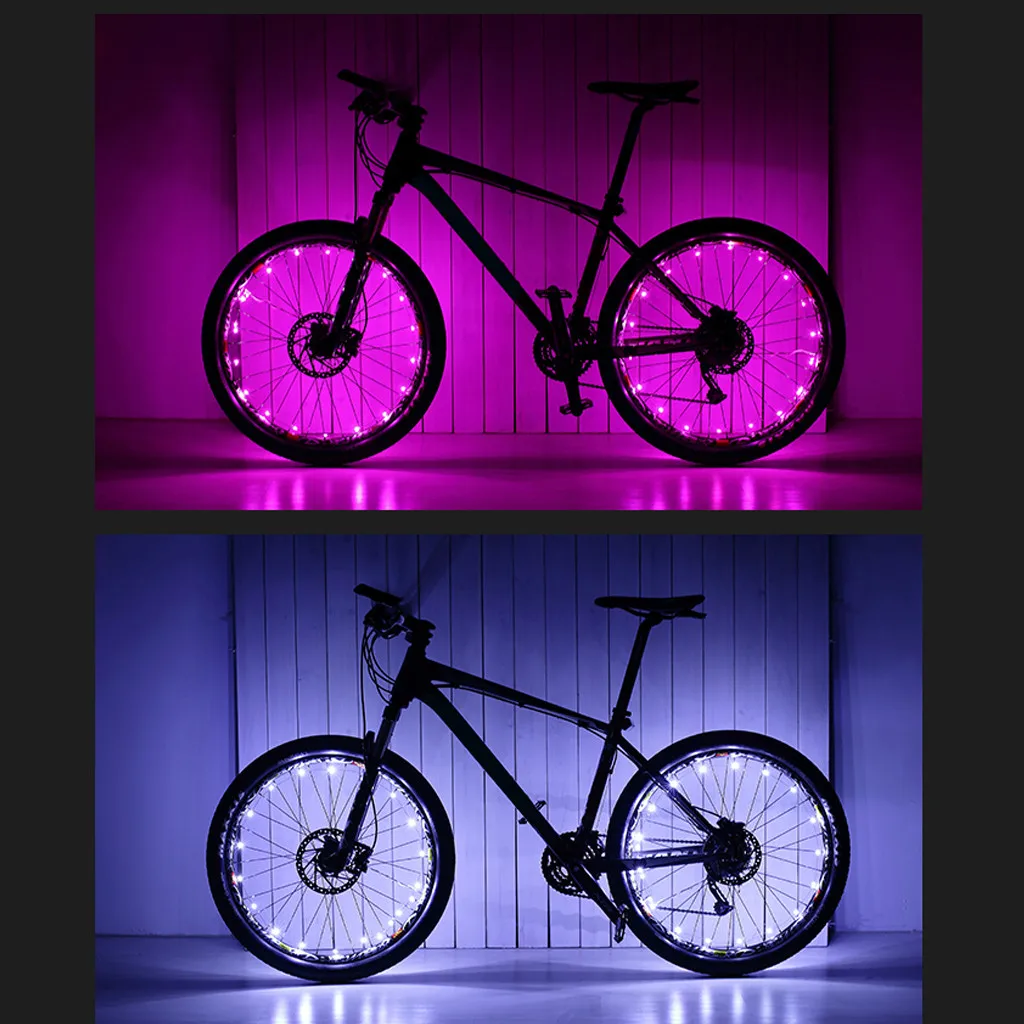 

Bicycle Lights Steel Wire Spoke Lights Hot Wheels Riding Wheels Decorative String Lights Tire Lights Decorative String Lights