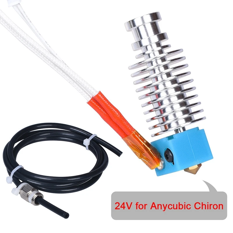 I3 Chiron Hotend V5 Kit детали для 3D принтера Bowden Extruder силиконовый носок 24 В Anycubic