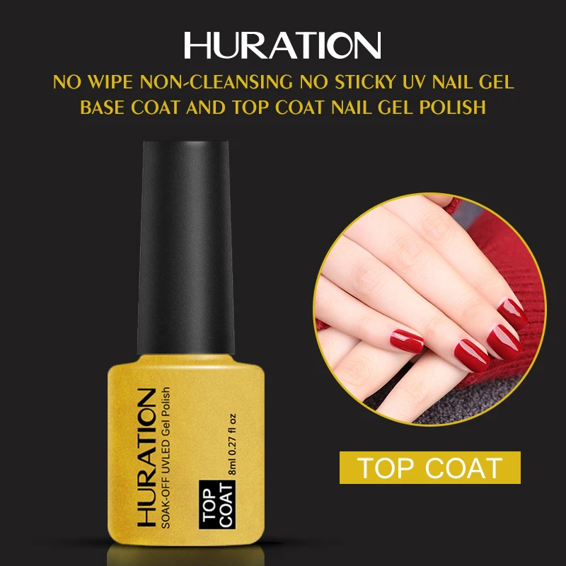 Huration гель для ногтей лаки 2 предмета база и грунтовка украшения UV лампа