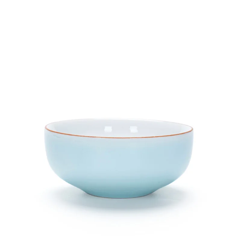 Китай Celadon зеленый Мини чайная чашка маленькая чашка чайный набор кунг-фу аксессуары чайная чаша оптом подарки - Цвет: Синий