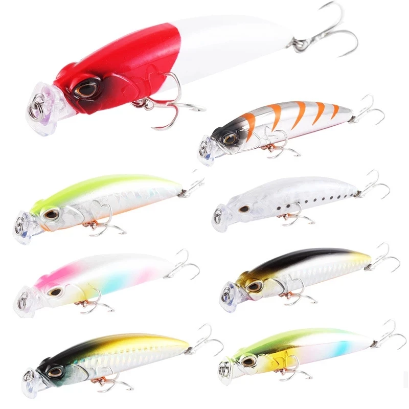 Глубокое погружение приманки для ловли рыбы 10 г/80 мм реалистичные воблеры