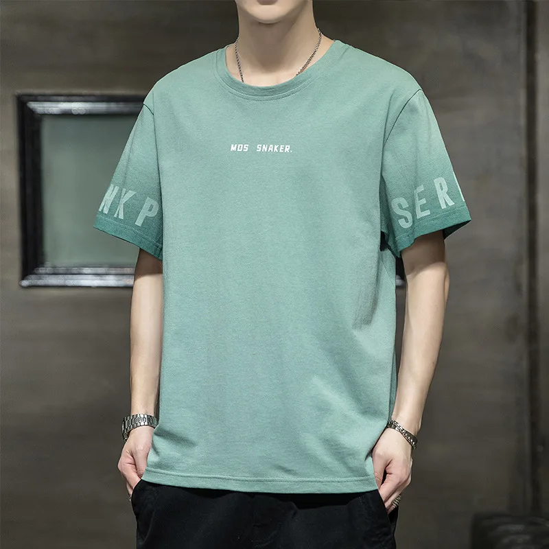 

T-shirt Summer 2021 New Tide Tide Cotton Cotton Short-sleeved Clothes Minamatsu Short-sleeved