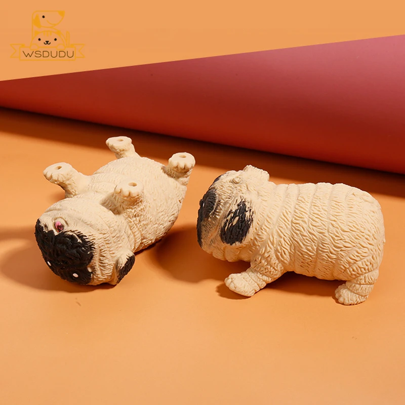 Милые Мопсы мягкие сжимаемые игрушки Смешные Мультяшные Животные Собака