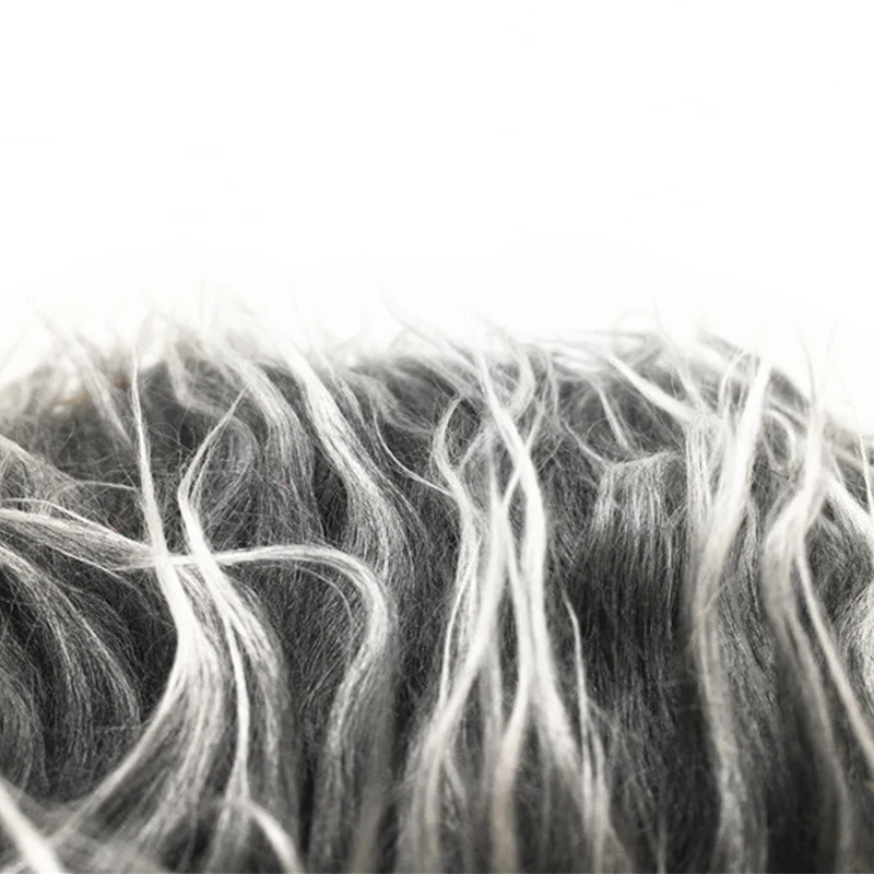 

Sale Men Women Novelty hairstyle Beanie Hat with Spiked Fake Hair Funny Short Hair Cap