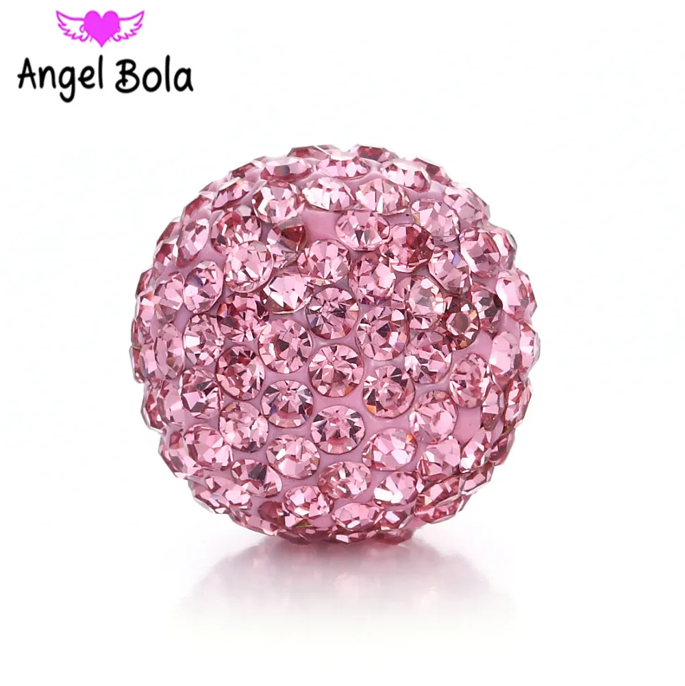 16 мм 8 цветов стразы Хрустальный шар Ангел для клетки кулон ожерелье бола