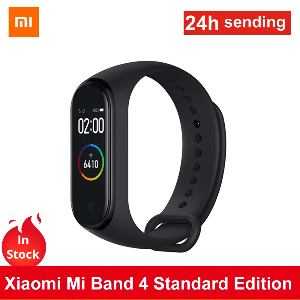 Оригинальный Xiaomi Mi группа 4 смарт браслет 6 axis Сенсор активно матричные осид Экран