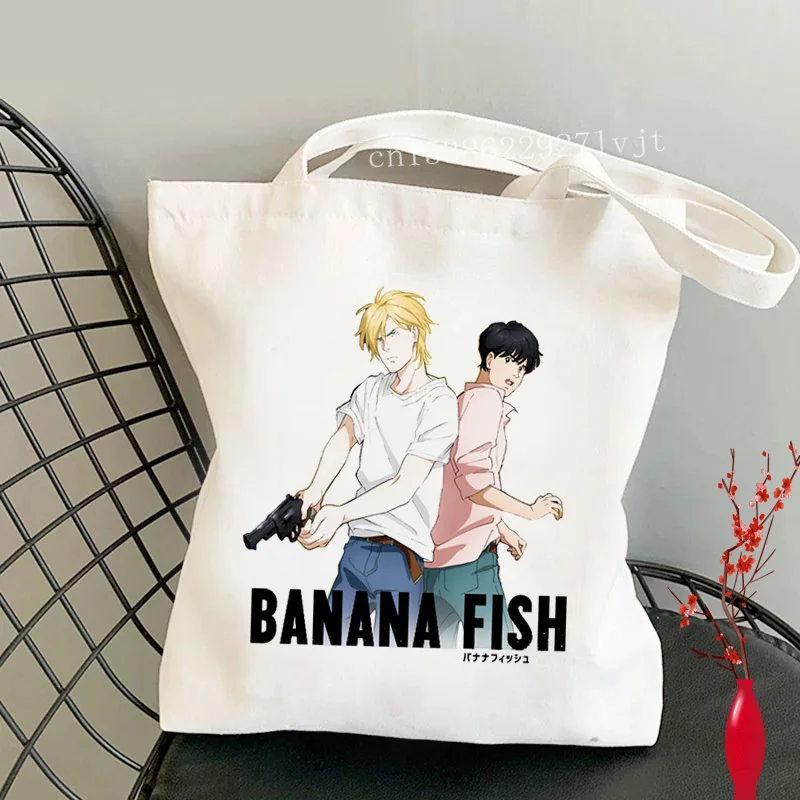 

Банановая рыба сумка для покупок, Экологически чистая сумка для покупок, сумка из хлопка, сумка для покупок из джутовой ткани