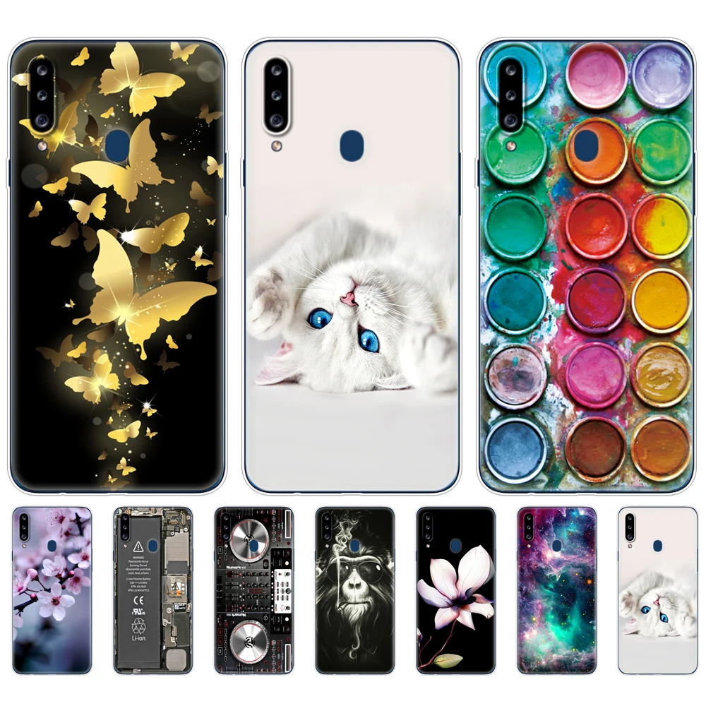 Чехол для Samsung Galaxy a20s чехол силиконовый бампер A20s A 20s a207 SM a207f мягкий Fundas|Бамперы| |