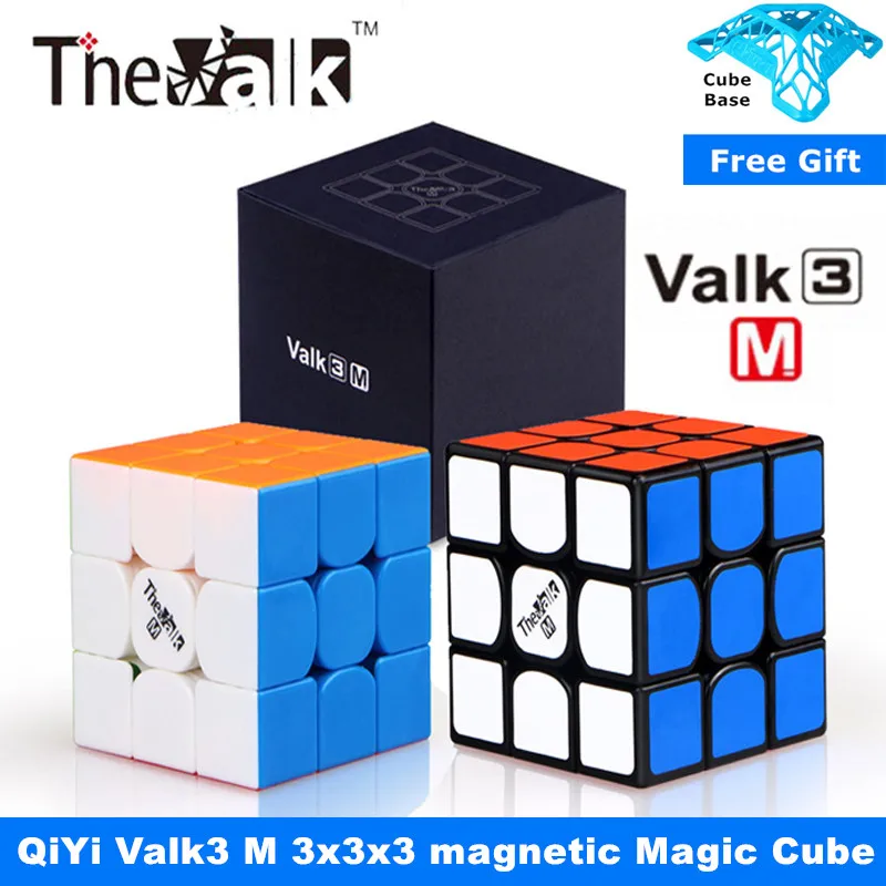 Qiyi Valk3 M 3x3x3 Магнитный магический куб головоломка Valk 3 Cubing скоростной magico