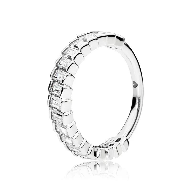 

YPD01 925 Silver Female Ring Simple engagement ring inlaid with zircon