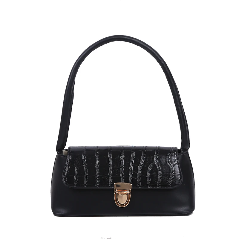 

2020 Women Crocodile Pattern Handbag Leather Shoulder Tote Bags Pu Luxury Designer Ladies Elegant Crossbody Bags Mujer Feminina