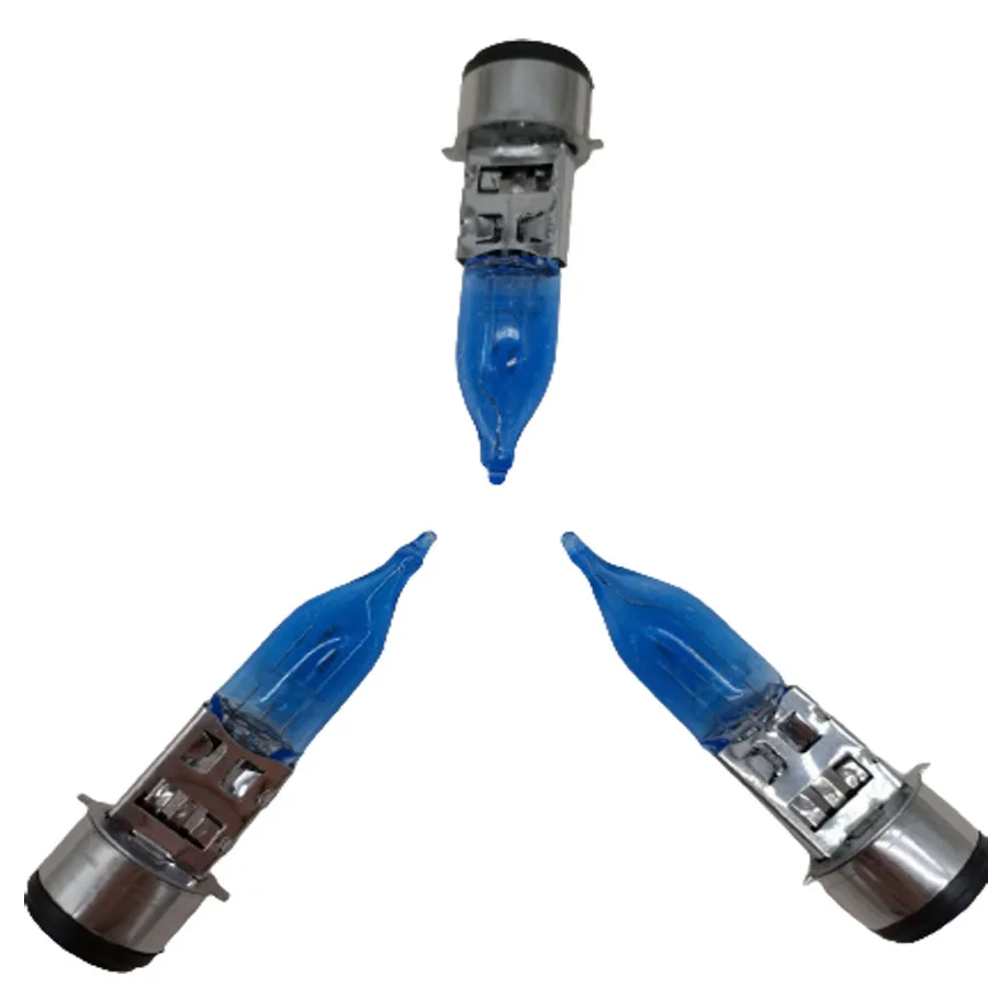 

B126 Motorcycle Headlight Halogen Bulb DC 12V 35W BA20D White Light E-bike Bulb White Light Bright Lamp 2 Pcs