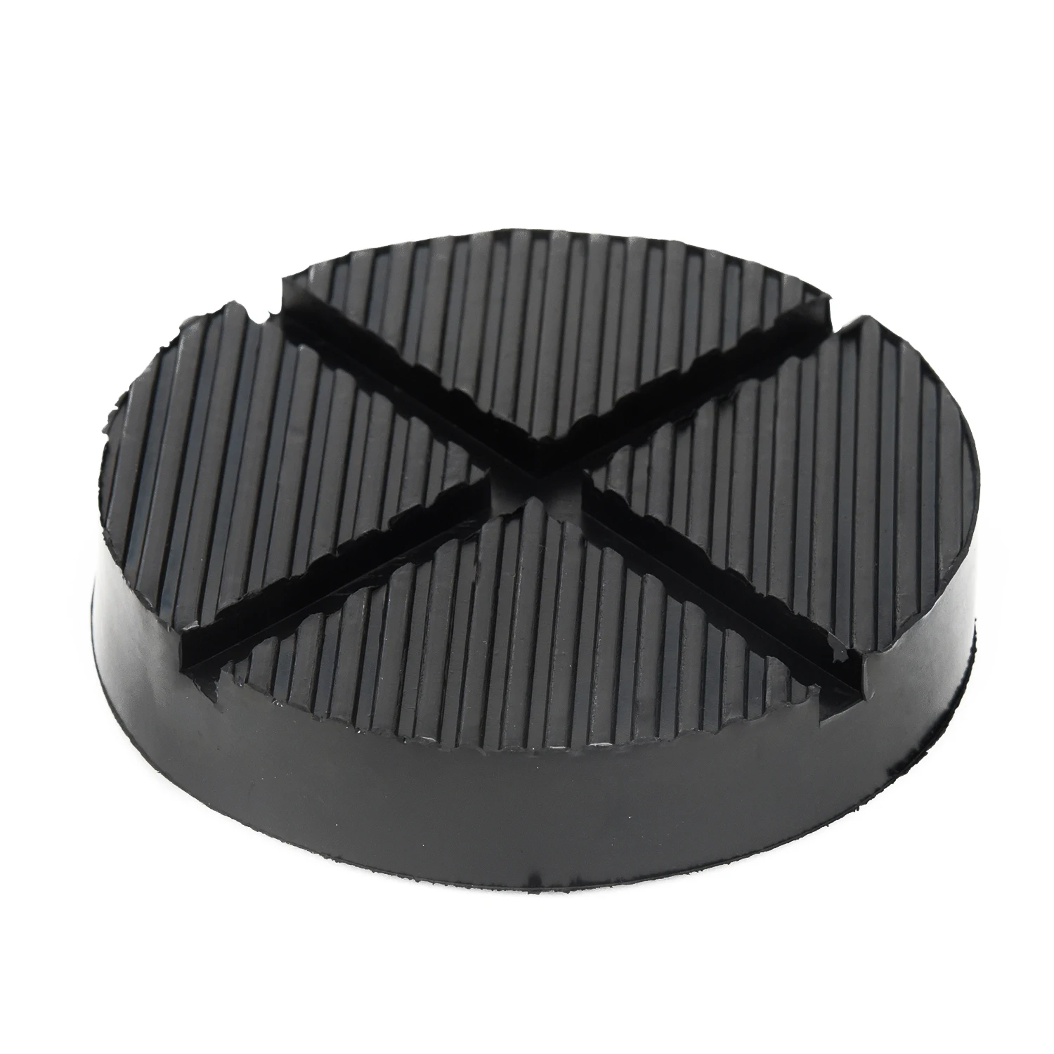 

Car Cross Slotted Frame Rail Floor Jack Rubber Pad Adapter For Pinch Weld