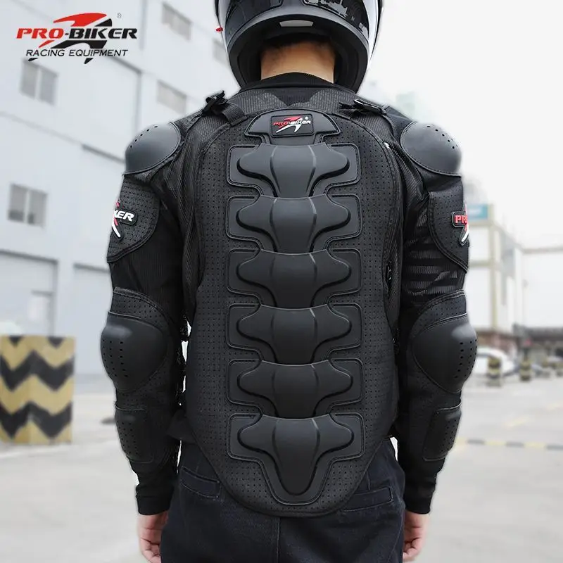 

Мужская мотоциклетная куртка, полноразмерная мотоциклетная армированная куртка для мотокросса, гоночная мотоциклетная куртка, защита для ...
