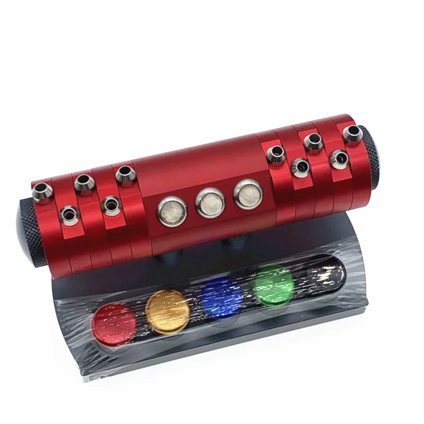 

10 Holes Stainless steel Watch Screwdrivers Holder Stand Tool Screwdriver and oil pen set