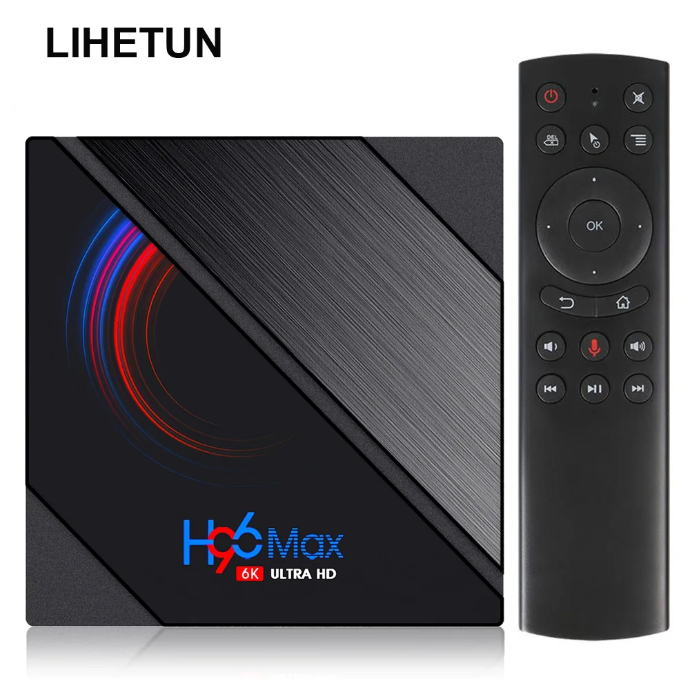 H96 MAX Android 10 ТВ коробка Allwinner H616 2 ГБ 4 Оперативная память 32GB/64GB Встроенная 4G 5G Wi Fi