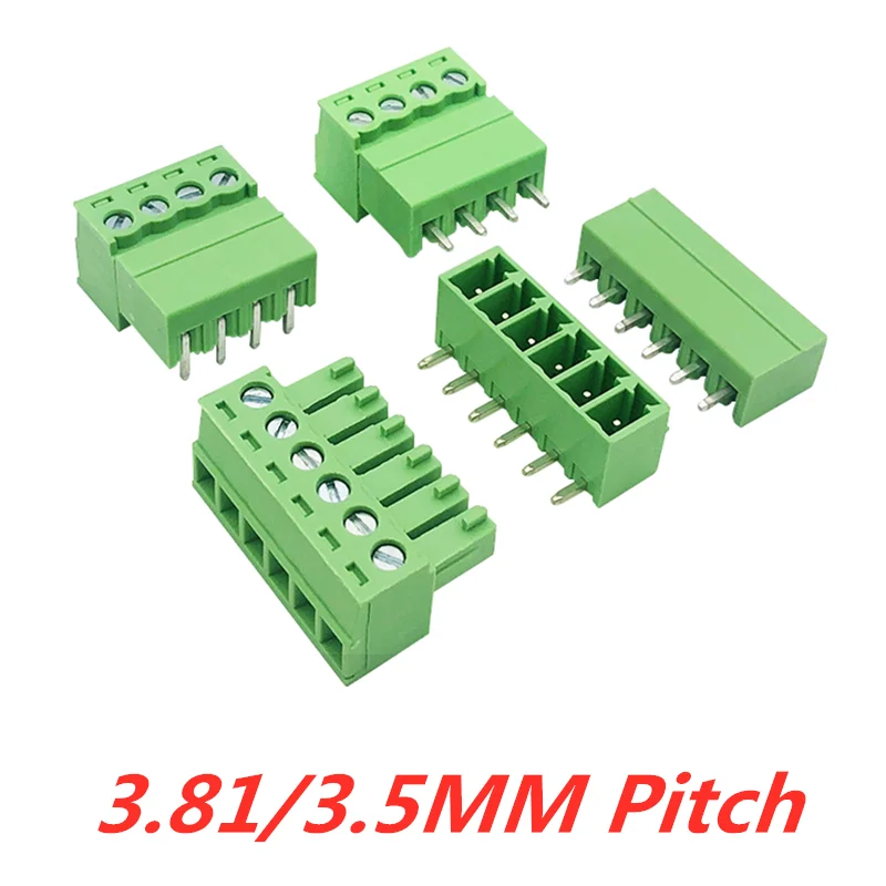 

10PCS 15EDG 3.81MM 3.5MM KF2EDG PCB Screw Terminal Block Connector PLUG PIN HEADER SOCKET 2/3/4/5/6/7/8P