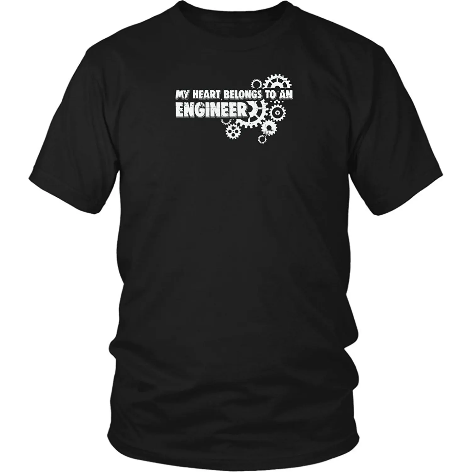 

2020 New Summer Slim Tee Shirt My Heart Belongs To An Engineer - Funnny Men T-Shirt For Engineer