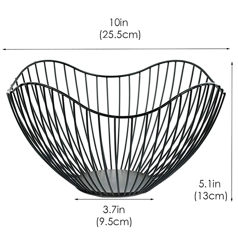 Новая металлическая проволока фруктовый контейнер миски подставка для