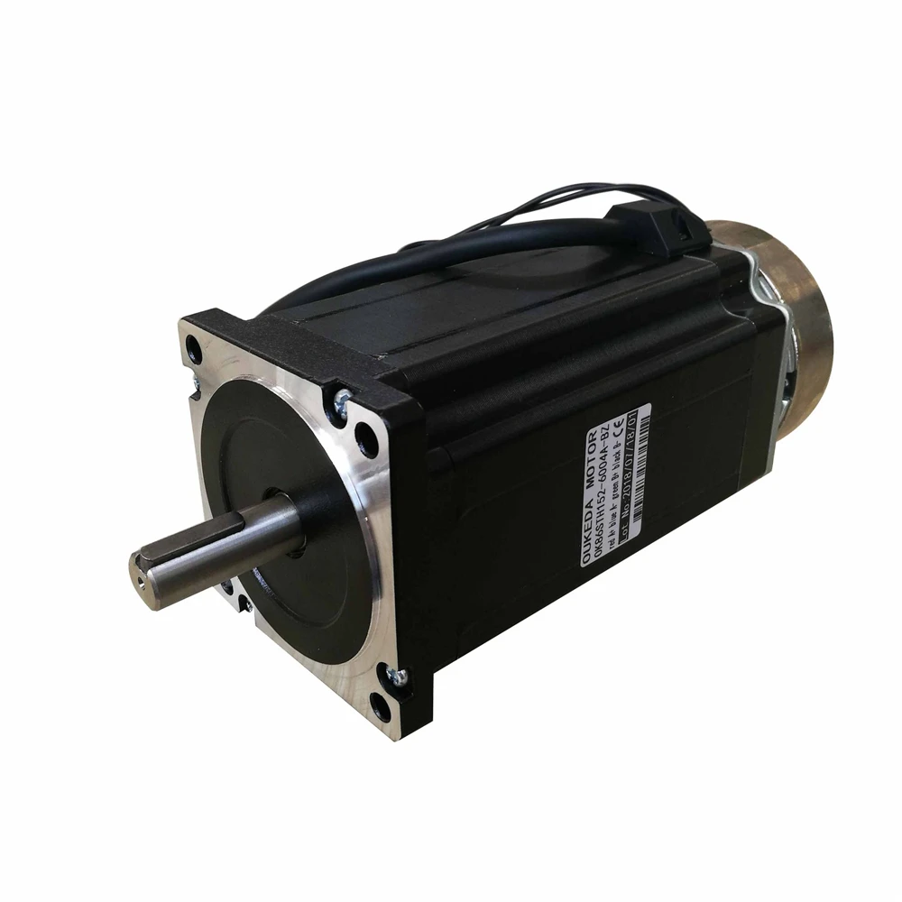 Шаговый электродвигатель тормоза Nema34 86 мм 6A 12N.m 300 Вт 86BYG152 с выключением питания 24