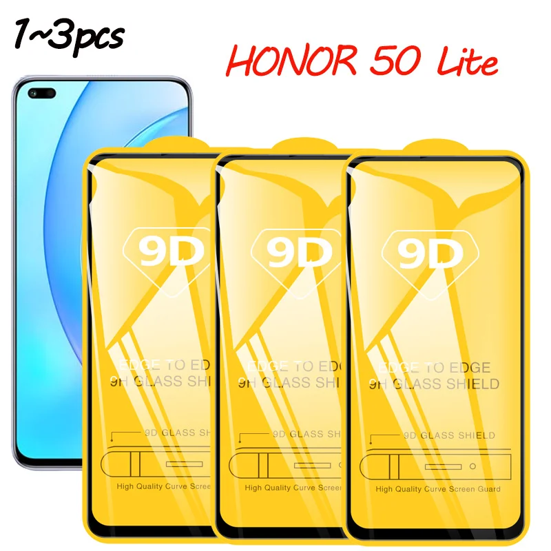 

1~3 pcs honor 50 lite 9D glass on honor50 lite screen protector xonor50 lite 10x honor50lite honor 50lite glass xonor 50 lite