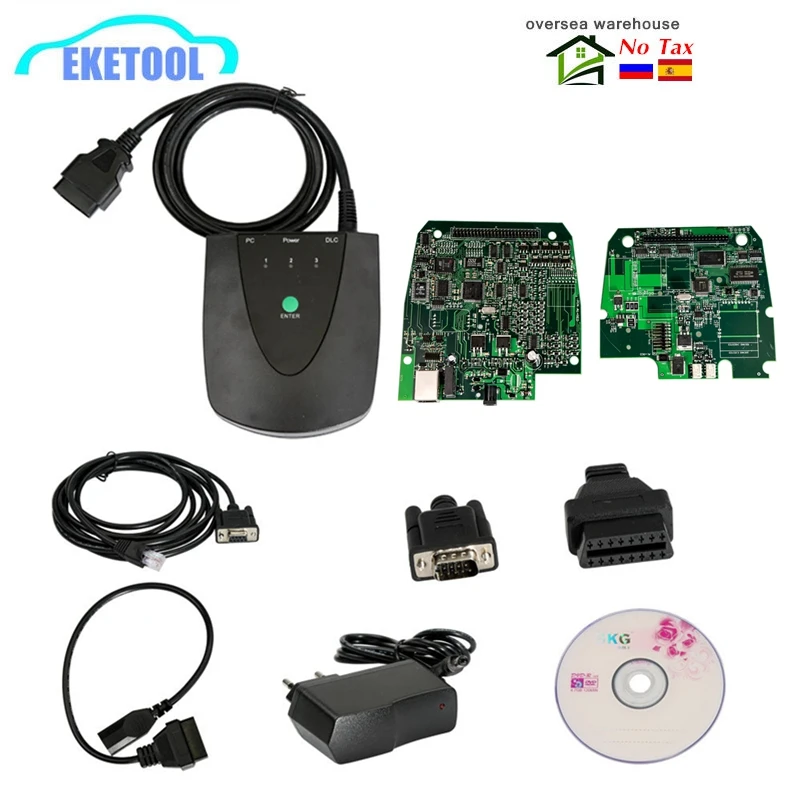 

New V3.104.24 For Honda HDS HIM Diagnostic System Tool For HONDA Interface Module Green Double PCB With RS232 Stable Quality