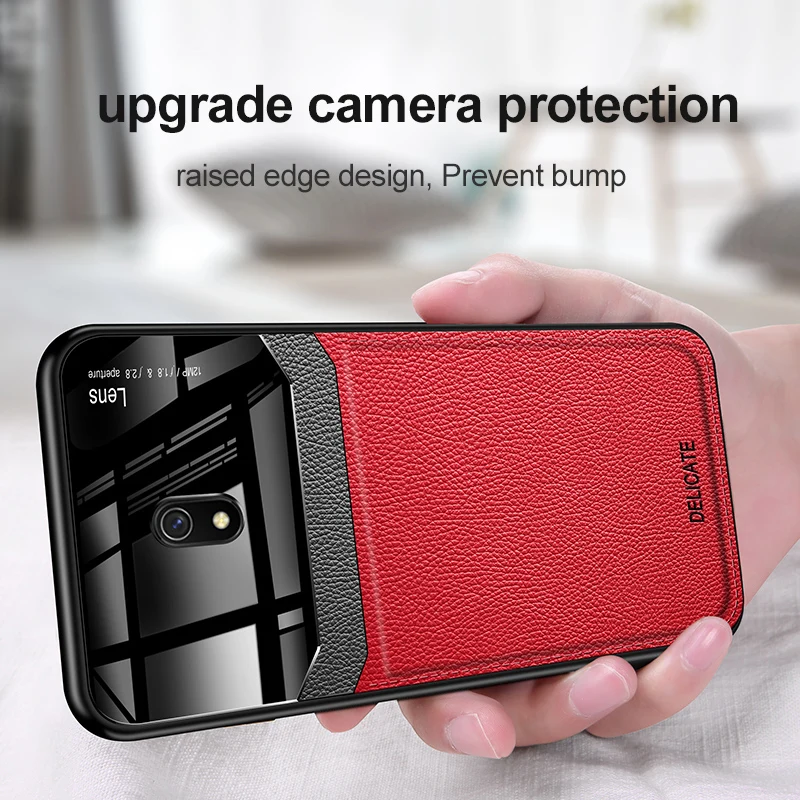 

Camera Lens Phone case For Xiaomi Redmi 7 8 8A K20 K30 Note 7 8 pro Mi 8 9 10 lite Bumper Mirror Eye protection Phone Cover case