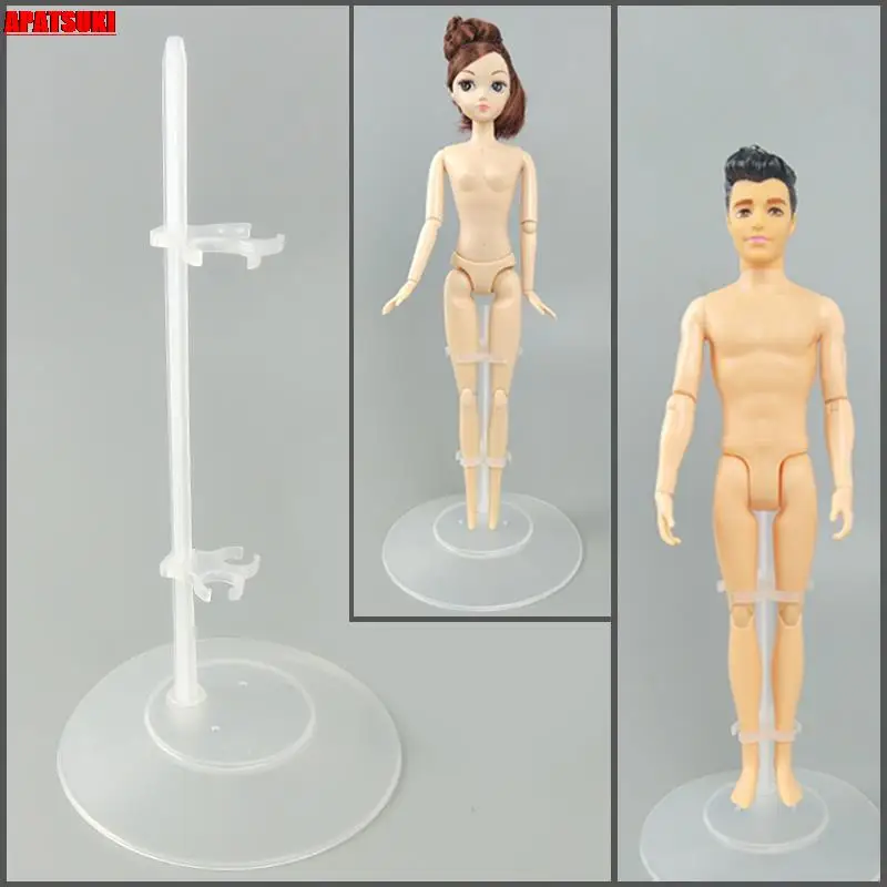 

Transparent Clear Dolls Stand Support for Barbie Doll Adjustable Girls Prop Up Mannequin Model Display Holder For Ken Boy Doll