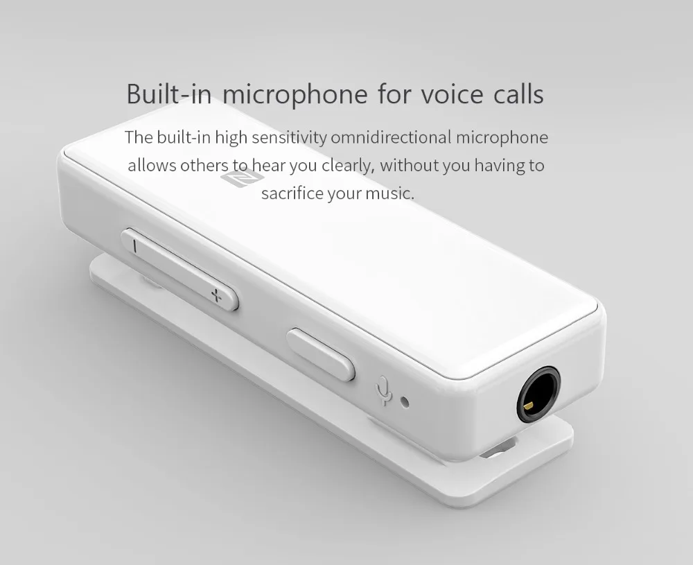 FIIO uBTR CSR8645 Bluertooth приемник усилитель для наушников с самостоятельным локальным регулятором громкости Встроенный микрофон aptX NFC