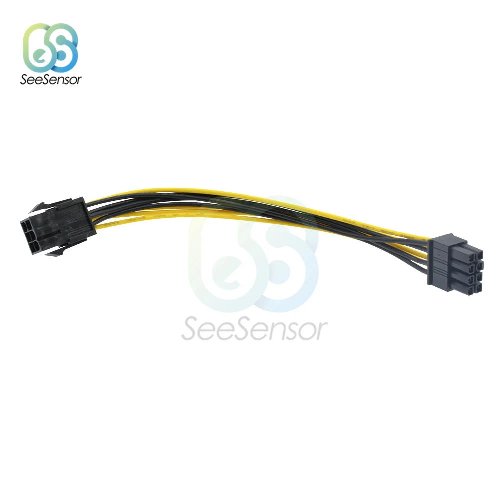 4 Pin Female to 8 Pin Male 6 Pin Female to 6 Pin Male EPS разъем кабельного шнура адаптер PC источник питания ЦП удлинитель