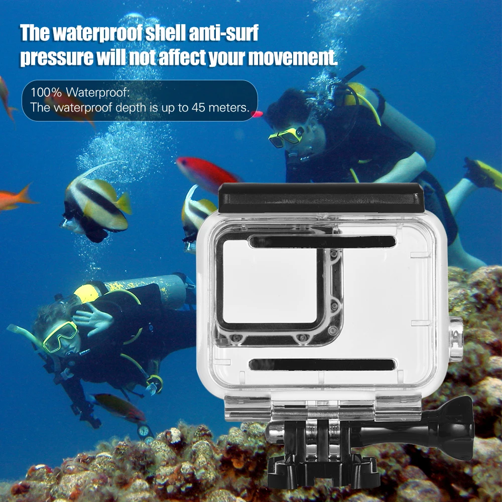 Водонепроницаемый чехол для экшн Камеры GoPro hero 6 5 45 метров|Чехлы экшн-камер| |