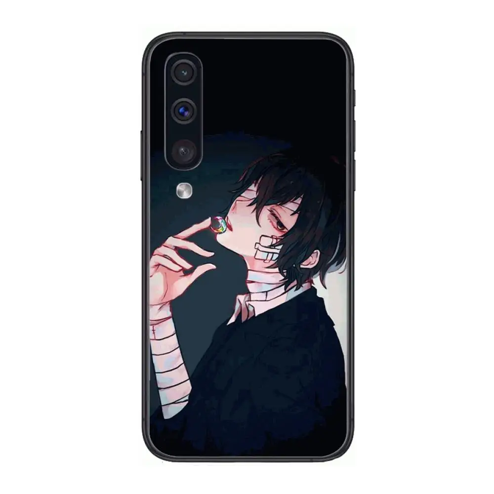 

Japan anime bungou stray Phone Case Hull For Samsung Galaxy A 3 5 6 7 8 9 E 2018 Plus 2017 E S Black Shell Art Cell Cover TPU