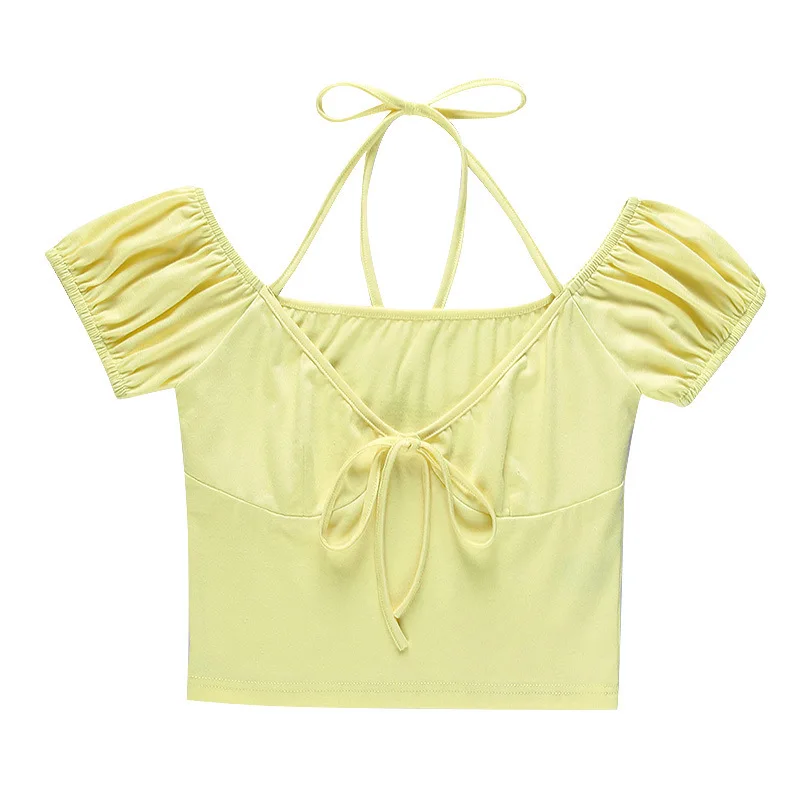 

Fashion Lace Top 2021 New V-neck Halter Sexy Outer Wear Vest Women Clothes