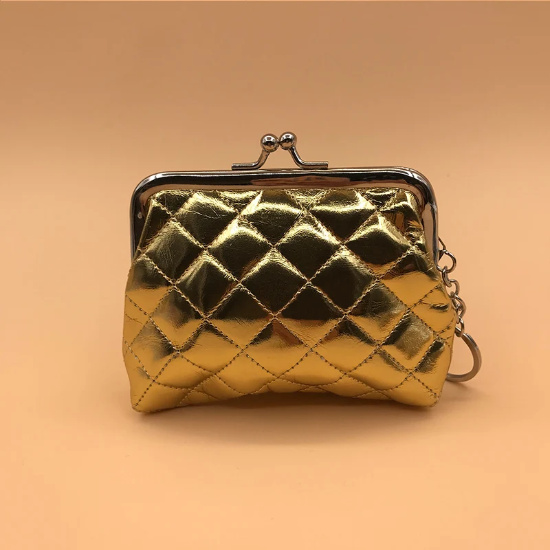 Маленький кожаный кошелек для женщин маленький Дамский бумажник на защелке с