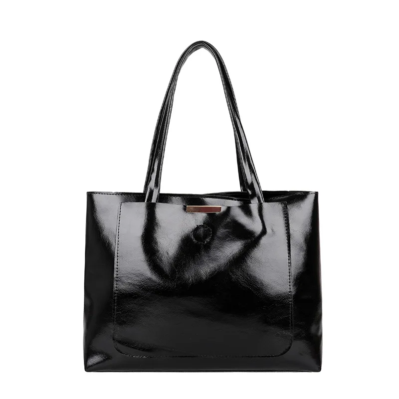

Autumn and winter temperament tide fashion portable shoulder tote bag large capacity new Joker commute ~