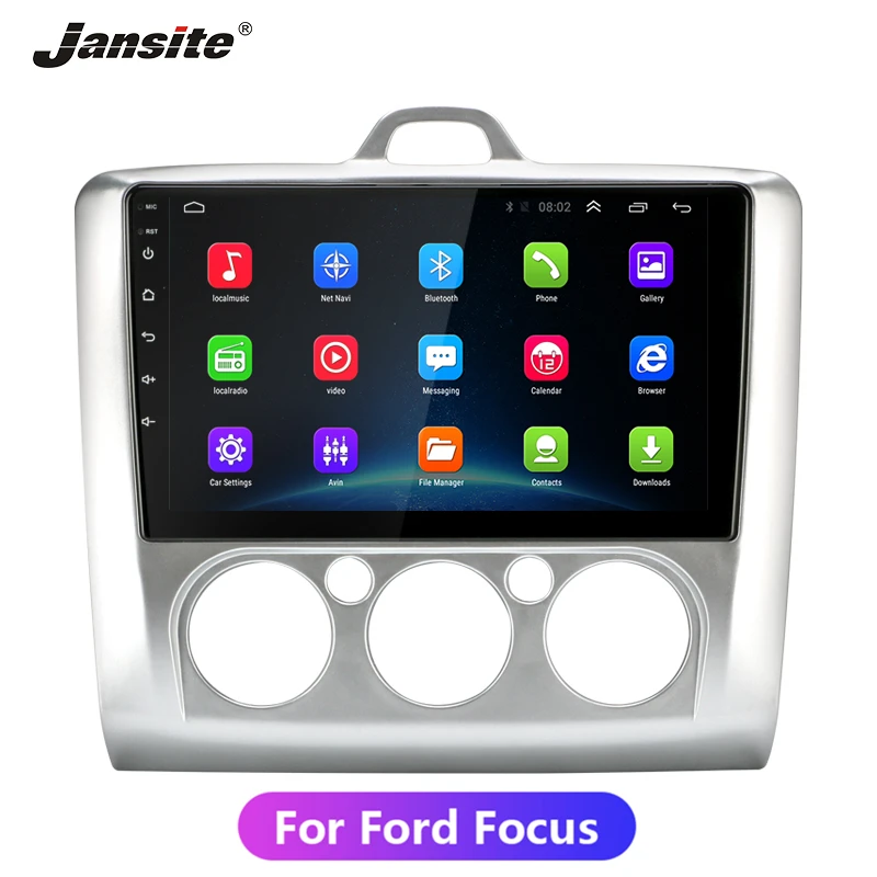 Jansite 9 &quotАвтомобильный мультимедийный плеер для Ford Focus камера заднего вида TPMS