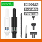 Новый ручной пылесос Youpin Cleanfly FV2 для автомобиля и дома, портативный беспроводной пылесос 16800 па, мощное циклонное всасывание