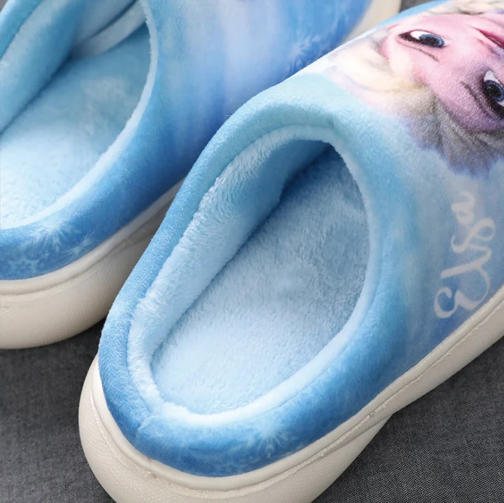 Детские тапочки зимние теплые домашняя Нескользящая детская обувь Холодное