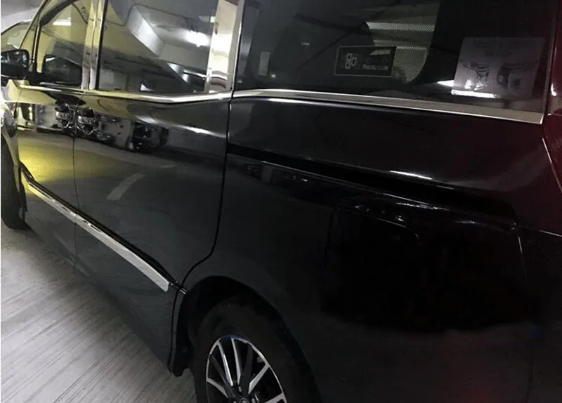 Накладки на окна автомобиля из нержавеющей стали наружные декоративные накладки