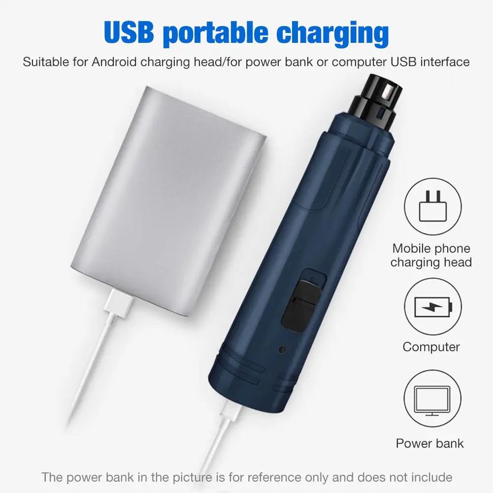 

Upgraded LED Pet Dog Nail Trimmer Electric 2 Speed Pet Nail Grinder Pet Claw Nail Grinding