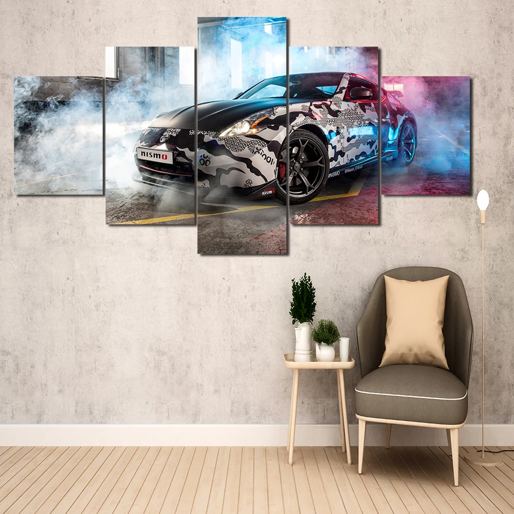 HD печать картина Картина 5 шт. настенный художественный плакат автомобиль 370Z NISMO