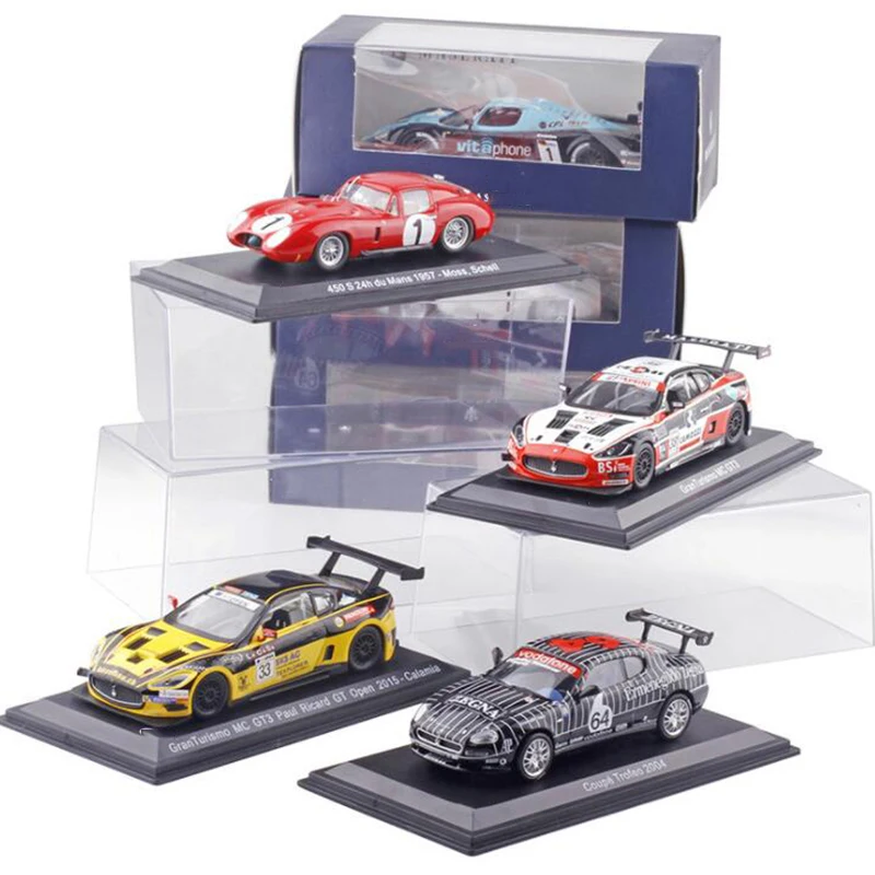 Масштаб 1:43 Классическая модель гоночного автомобиля Maseratis из металлического