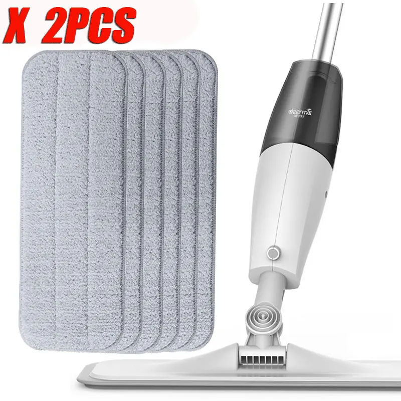 Xiao mi jia Deerma сменная Швабра для mi jia водяная распылительная Швабра 360 Вращающаяся Чистящая тканевая головка деревянные из карбонового волокна ткань C2
