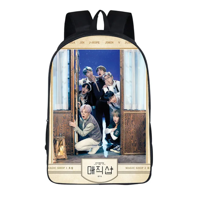 backpack 11 Школьный рюкзак Sac A Dos Kpop K-pop K Pop школьный рюкзак для девочек-подростков - Цвет: backpack 11