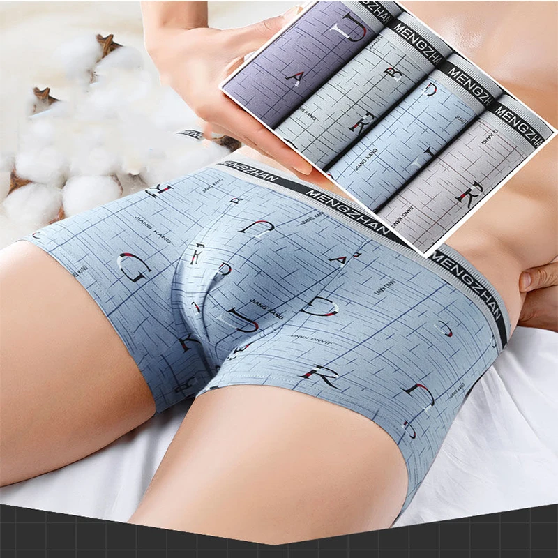 High Quality Cotton Underpants Mens Boxing Suit Mens Underpants Mens Family Boxing Underpants Mens Underpants Mens