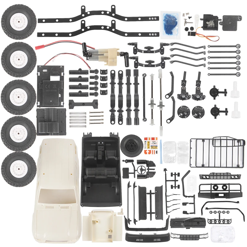 wpl c54 4wd 24g комплект несобранный 116 вн