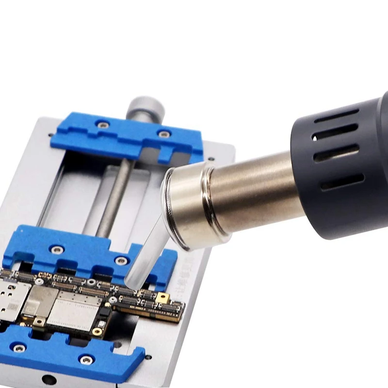 

6Pcs Quick 861DW Hot Air Station Resisting Nozzles 3/4/6/8/10/12mm Nozzle Sleeve for PCB Microscope Soldering Repair