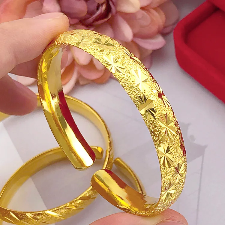 Хорошее качество женский модный Эфиопский браслет золотого цвета свадебный