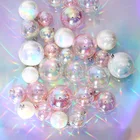 1 шт. 456 см) шикарная розовая лазерный шары для украшения тортов серебристый блестящий шар с днем рождения, для свадебных церемоний детское вечерние принадлежности для выпечки подарки